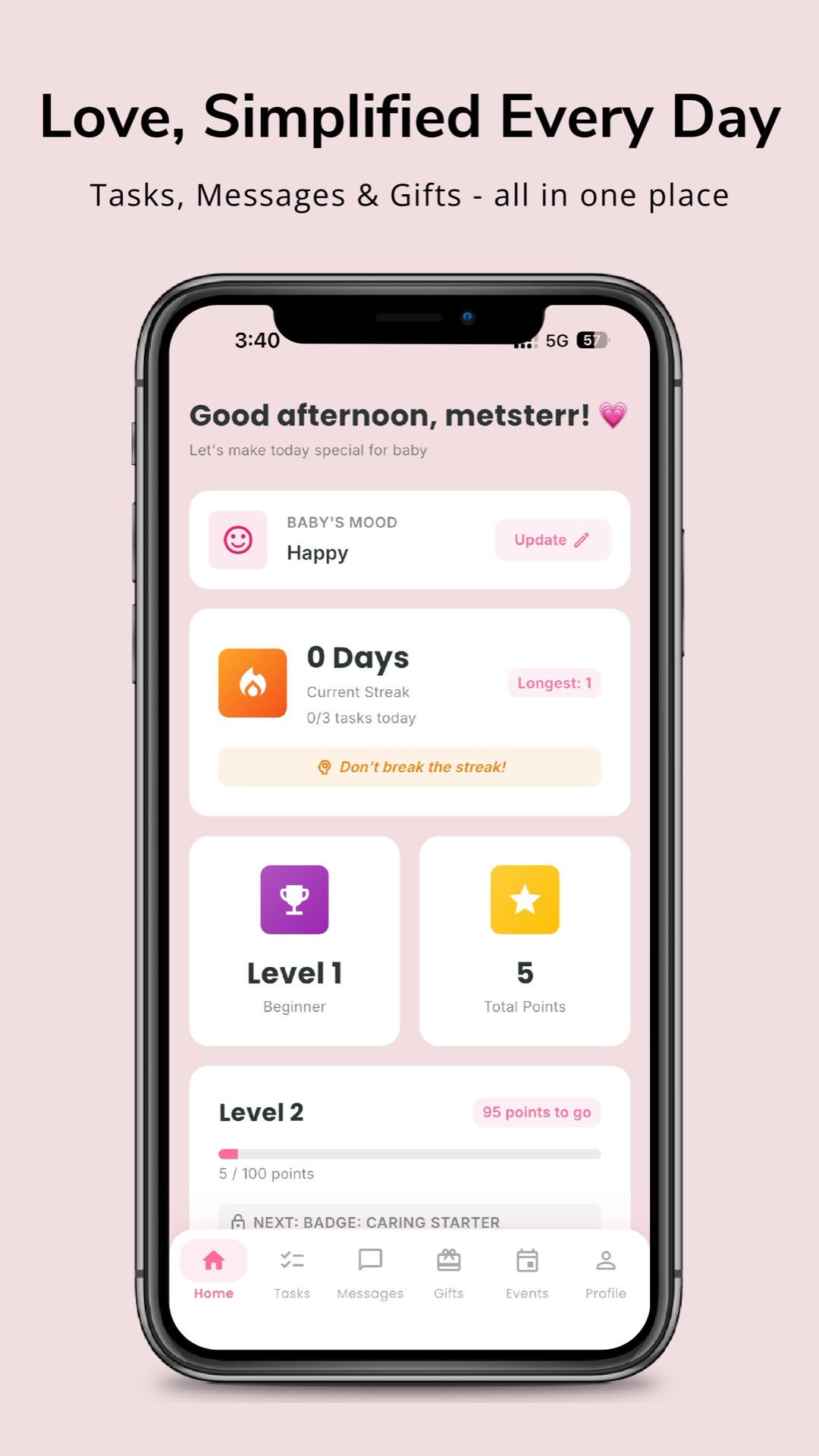 Pookie4U app screen